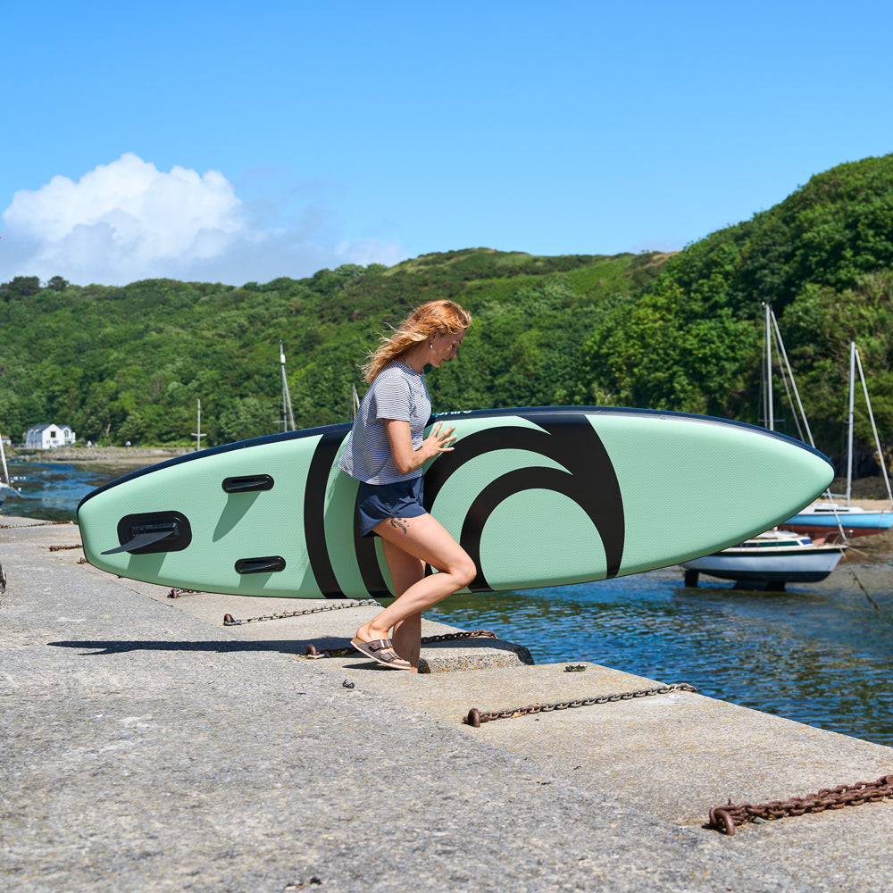 10'4'' Inflatable Paddleboard (Seaglass Green)