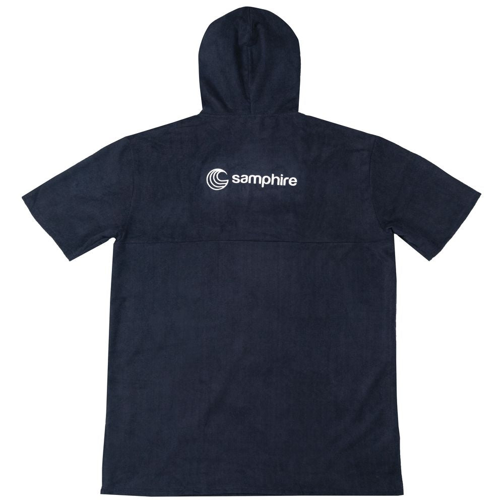 Samphire - Towel Short Sleeve Changing Robe (Atlantis Navy)