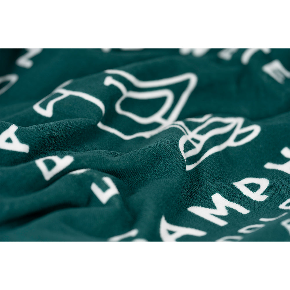 Samphire Sammy Quick Dry Beach Towel (Sea Green)
