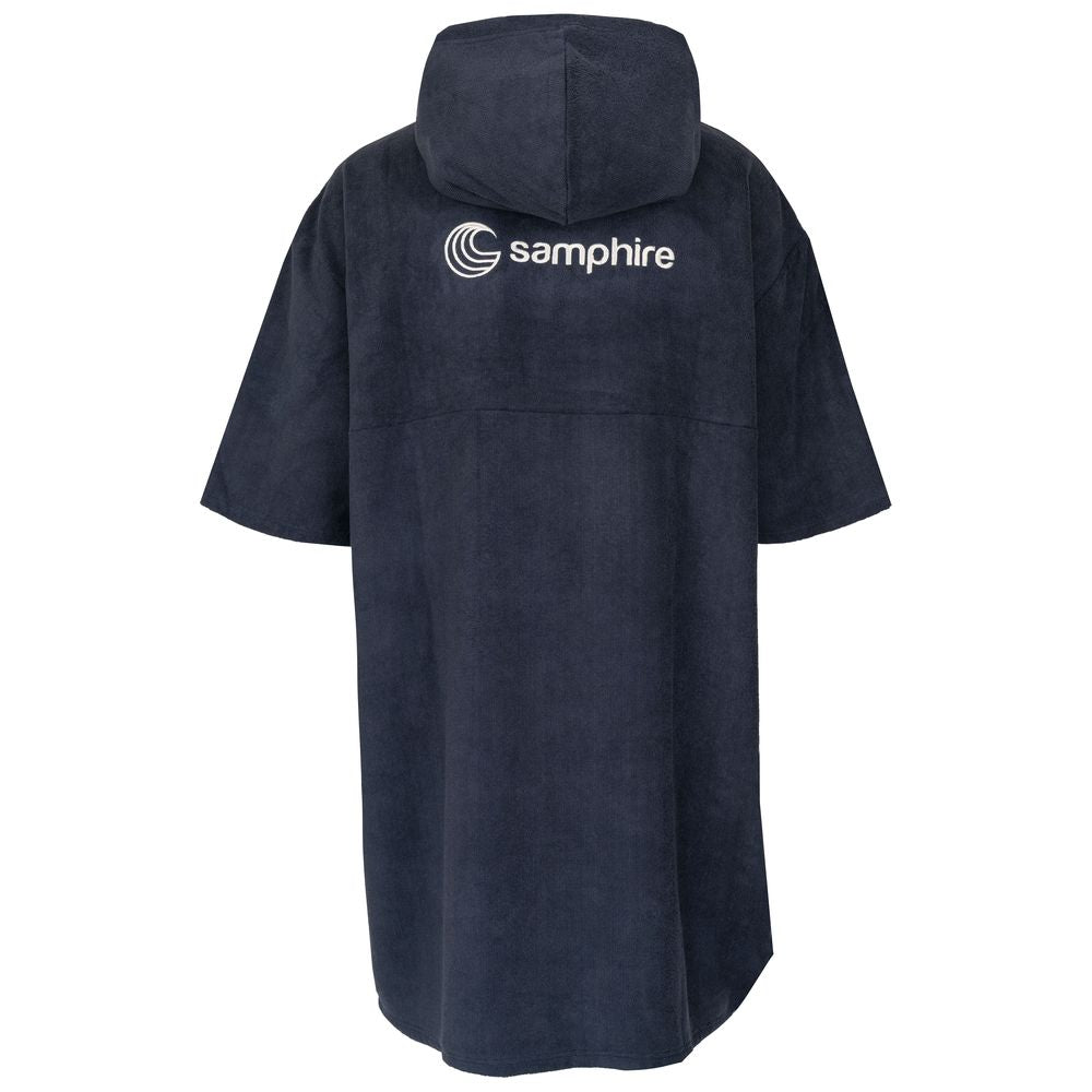 Samphire - Towel Short Sleeve Changing Robe (Atlantis Navy)