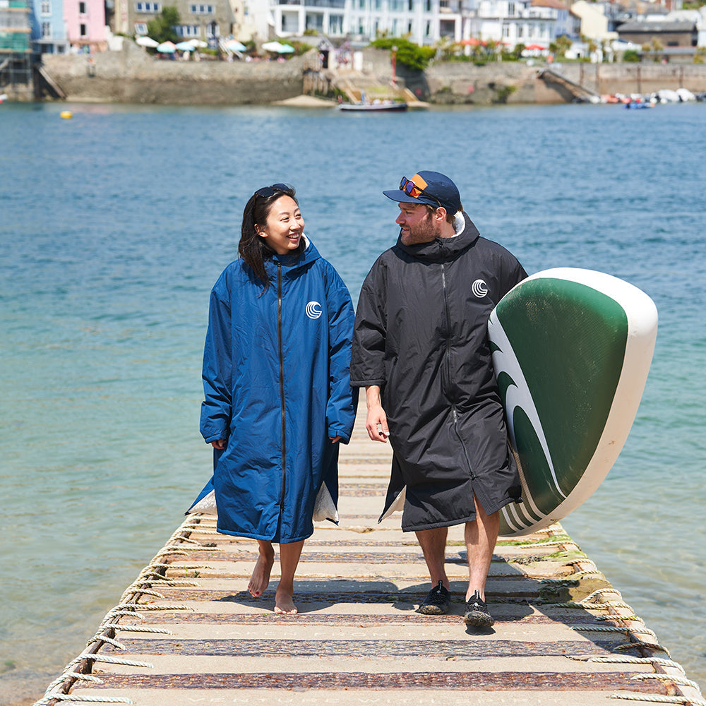 Samphire - Weatherproof Long Sleeve Changing Robe (Atlantis Navy)