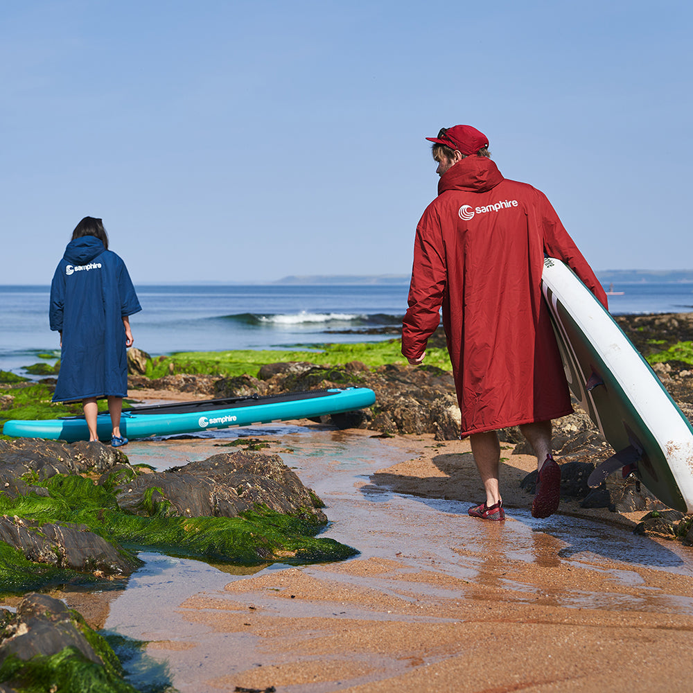 Samphire - Weatherproof Long Sleeve Changing Robe (Deep Red)