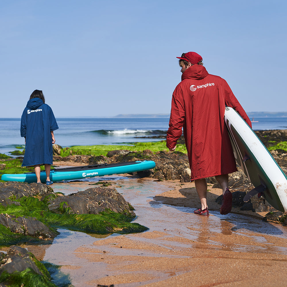 Samphire - Weatherproof Long Sleeve Changing Robe (Deep Red)