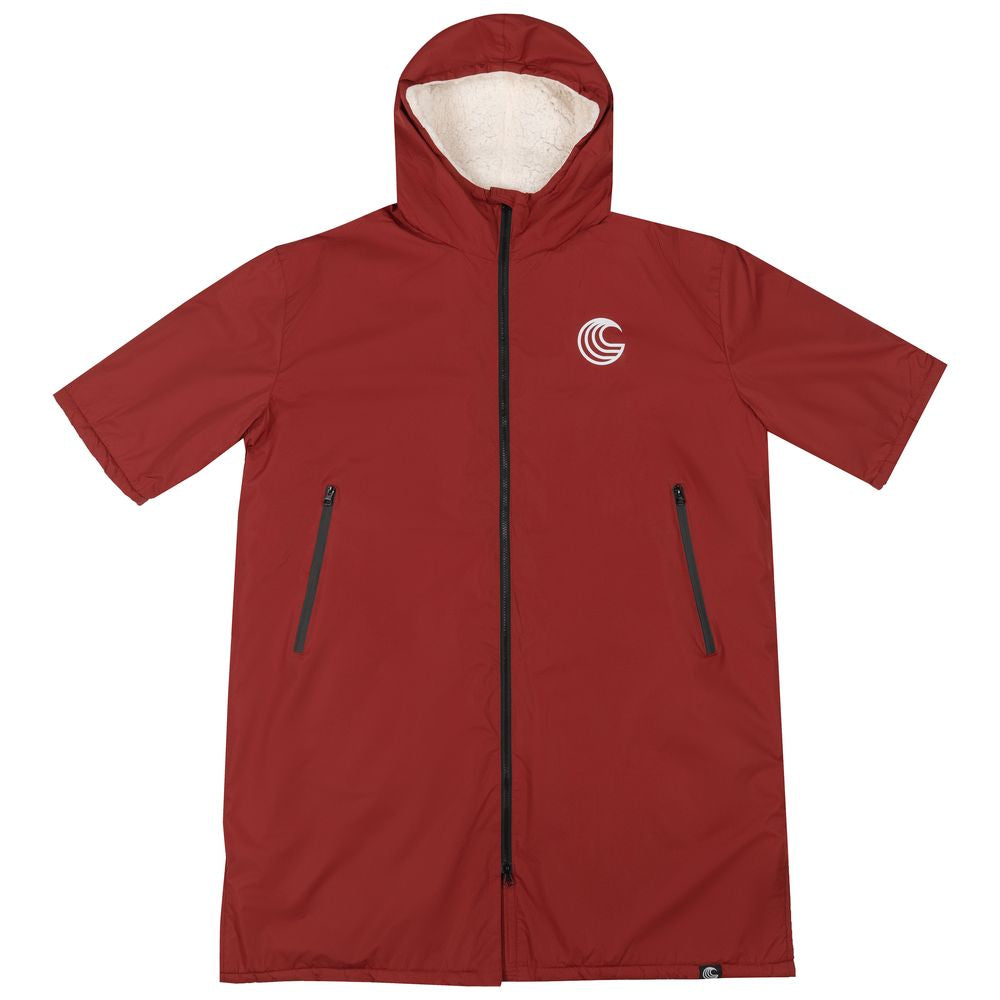 Samphire - Weatherproof Short Sleeve Changing Robe (Deep Red)