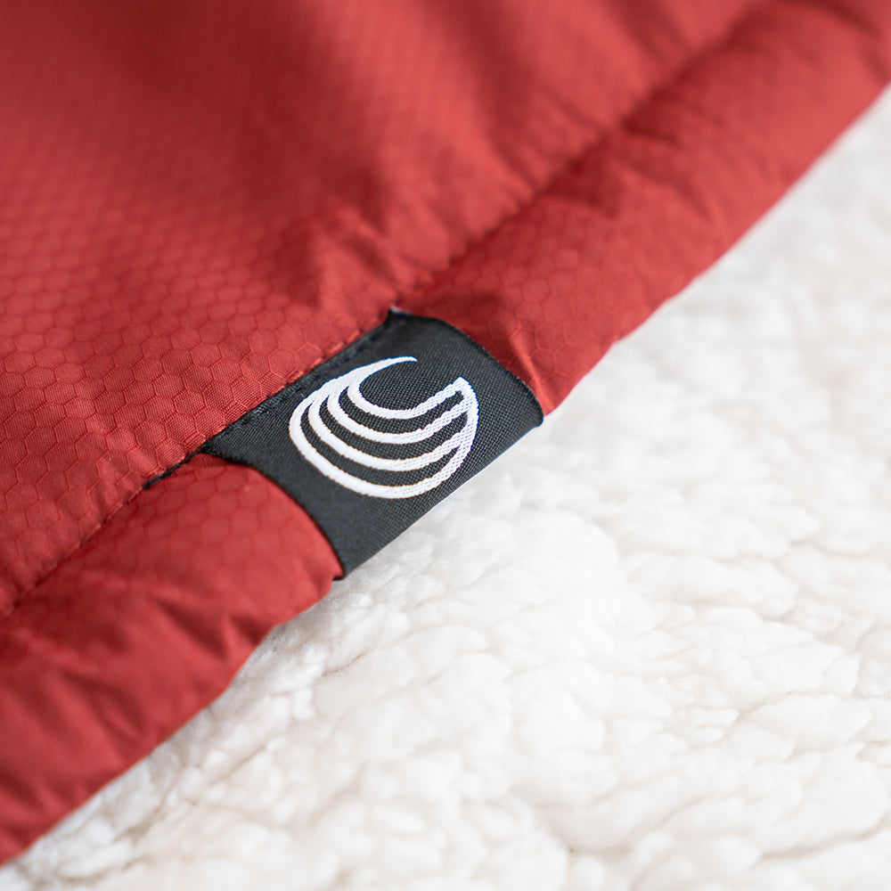 Samphire - Weatherproof Short Sleeve Changing Robe (Deep Red)